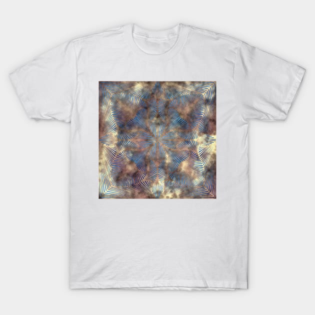 Twilight Clouds Zentangle T-Shirt by Kcinnik